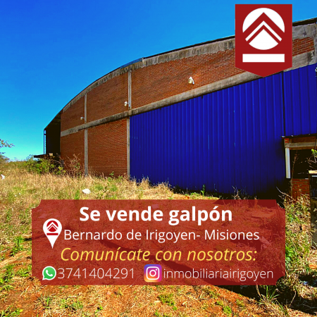 Se vende galpón 