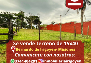 Se vende terreno