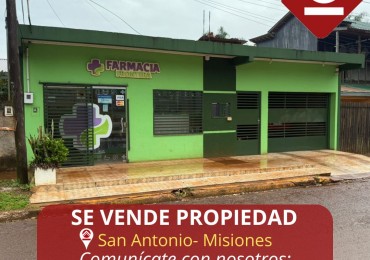 SE VENDE PROPIEDAD CON O SIN FONDO DE COMERCIO